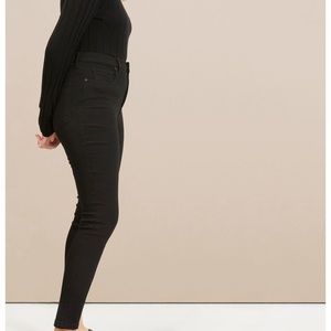 everlane authentic stretch high rise skinny jeans